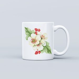 Fruit Theme Ceramic Mug - Hawthorn