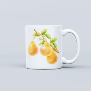 Fruit Theme Ceramic Mug - Pear
