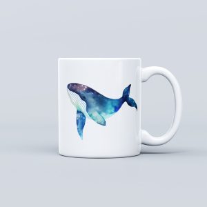 Marine Animal Theme Ceramic Mug - Whale