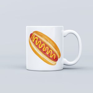 Food Theme Ceramic Mug - Hot Dog