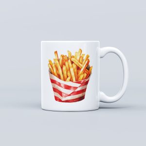 Food Theme Ceramic Mug - French Fries